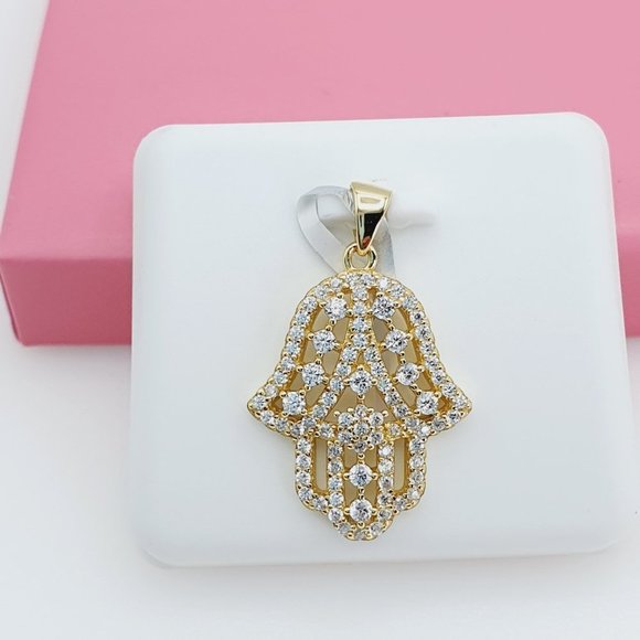 "925 Sterling Silver Cubic Zirconia Pendant, U19254461 - Picture 5 of 11